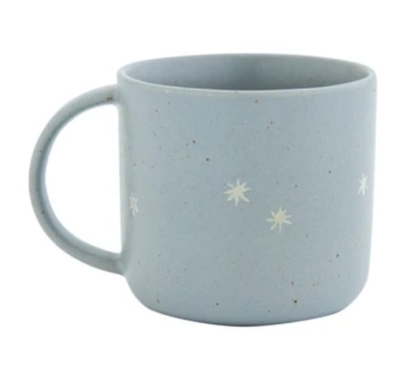 CDF ètendue 美濃燒木蓋杯子 - 藍色貓頭鷹款背面